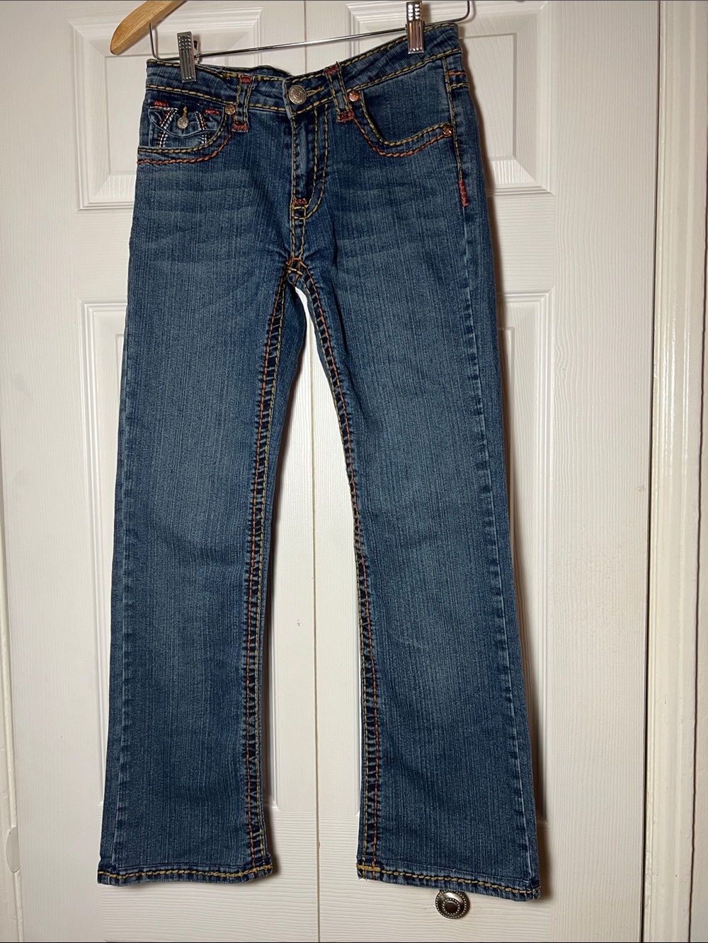 Y2K True Religion Joey Row Seat Jean low rise Stretchy Women’s 29